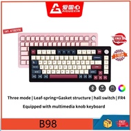 AIGUOXIN GK82 aluminum alloy the third mock examination customized mechanical keyboard, Gasket struc