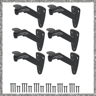 Hand Rail Brackets for Stairs- 6 Pcs Handrail Brackets for Indoor Stairs or Outdoor Stairs SupportHa