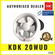 KDK 20WUD Exhaust Fan Window Mount Ventilating Ventilation Fan 20 WUD