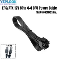 EPS/ATX12V PSU 8Pin to 8Pin 4+4Pin CPU Power Cable for Corsair AX1600i, AX1000, AX850 Titanium Type 