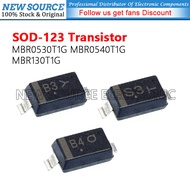 [2-10pcs] MBR0530T1G MBR0540T1G MBR130T1G B3 B4 S3 SOD-123 Transistor SMD Schottky Diode New Source