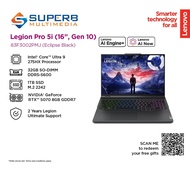 Lenovo Legion Pro 5 16IAX10 (Model: 83F3002PMJ) Gaming Laptop  (Intel® Core Ultra 9 275HX , 32GB RAM