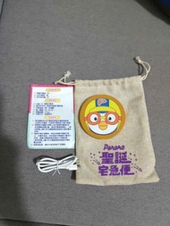 全新 $10 公仔 Pororo 無線充電器 連 麻布袋  USB 線 無線充電 USB chargeable 電話 phone 叉機 電話充電 充電 無線叉電 USB叉電