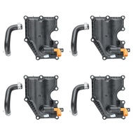 (TQHE) 4X Oil Separator Cover+Tube Kit LF50-13-570 4M5G6A785HC 1S71-6758CJ for 3 6 5 CW MX-5