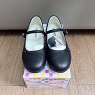 全新 Nono house black leather school shoes  女童 上學 黑色 皮鞋 返學鞋 學生鞋 31碼 蝴蝶結搭帶