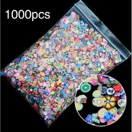 5mm Soft pottery 10g 1000pcs Fruit slices Filler For Nails Art Tips For DIY slime Accessories Supplies Decoration