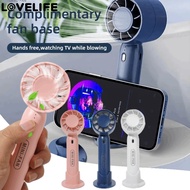 [ Featured ] USB Desktop Mobile Fans - Air Cooler - Outdoor Travel Accessories - Handheld Rechargeable Fan - Mini, Portable, with Stand - Handheld Fans with Built-in Battery