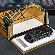 Error404 X Zephyr Designz Taycan in Black without Roof Box Resin 1:64