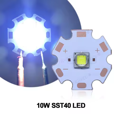 Originaal 10W LED sst40 SST-40 Cold White 3V 3.6V 1100lm Chip Replace XMLL2 T6 Bead COB Emitter Diod