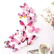 Mirror Butterfly Motif Sticker | Glass | Decorations | Butterfly Wall Sticker