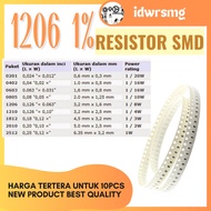 Resistor smd 1206 4K7ohm 4K7 4K7R ohm tolerance 1% tolerance 1% 4.7 kilo ohm
