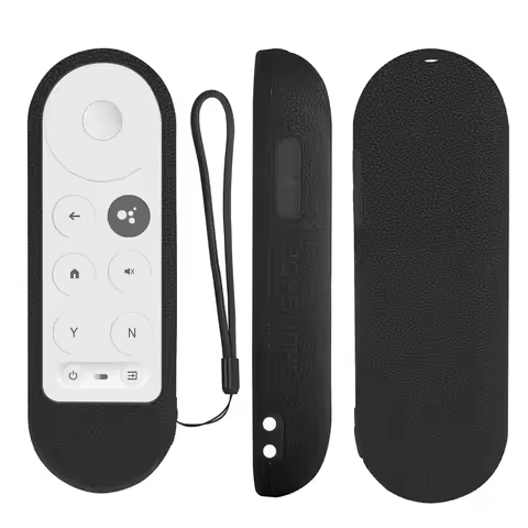 Silicone Case Fit for Chromecast for Google TV 2020 Voice Remote Shockproof Protective Cover for Goo