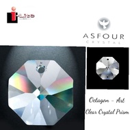 ASFOUR CRYSTAL OCTAGON - ART CLEAR CRYSTAL PRISMA EGYPTION CRYSTAL