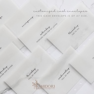 MIDI/A7/A6/ Laminated Cash Envelope | 1PC