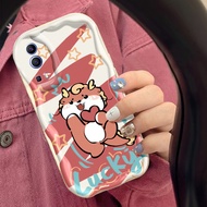 HP VIVO Y72 5G Y52 5G Y75s 5G Phone Case Cartoon Pattern Phone Case Anti-drop Silicone Case Frame Ca