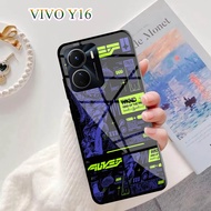Softcase Glass Kaca VIVO Y16 - Casing hp VIVO Y16 [ S67 ].