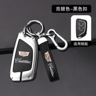 Zinc Alloy Leather Car Key Case Cover Protector Shell For Cadillac CT4 CT5 CT4-V C8 Corvette 2020 20