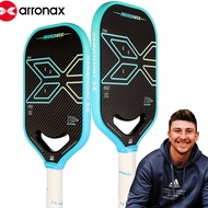 Arronax TS3 Dual Carbon Pickleball Paddle - T700 Strength + 3K Texture For Spin Control, 7.8oz Light
