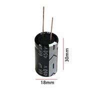 450V68uf 18x30mm Aluminum Electrolytic Capacitor 68uf 450v 450v68mfd 450v68mf 68mf450v 68mf 68MFD 45