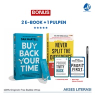 [BUSINESS STRATEGY PACKAGE] - Buy Back Your Time Book - Never Split The Difference - Renebook - Indo