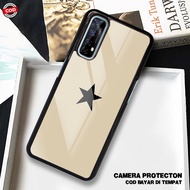 HP HS15 Case Realme 7 - 7 Pro Softcase Glass Kaca - Hardcase 2D Glossy - Protective Phone Case Lates