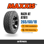 265/60/18 Maxxis Razr AT AT811 (With Installation)