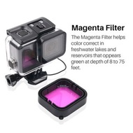 GoPro 運動相機配件 Hero7/6/5 防水殼專用 紫色濾鏡 🟪 潛水濾光鏡 Underwater PURPLE Color Correction Lens Filter for GoPro H