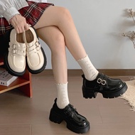 Korean Style Chunky High Heel Women's Oxford Shoes - CT81 Oxford Shoes Women