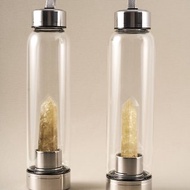 華光-藏晶閣| 天然水晶柱能量水瓶 | 完整水晶柱
