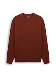 AIIZ เสื้อสเวตเตอร์ผู้ชายทอริบ AIIZ Mens Ribbed-Knit Sweater