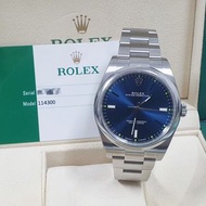 ROLEX 勞力士 114300 OP蠔式 2017/04全配件 全膜未使用品 QR膠膜 底蓋貼紙 大眾當舖B395