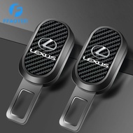 FFAOTIO Car Seat Belt Buckle Carbon Fiber Seatbelt Extender Car Interior Accessories For Lexus IS250 ES250 UX ES GS300 IS200T ES300H NX RX350 NX300 RX300 IS300 IS