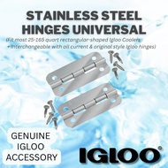 IGLOO Cooler Box Hinges Stainless Steel Universal 1 pair (Original Igloo Accessory)