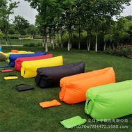 Outdoor Lazy Inflatable Sofa Air Mattress Nap Air Bed Foldable Single Music Festival Inflatable Mattress