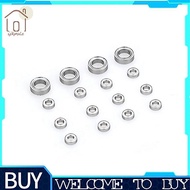 16PCS Steel Bearing 3X6X2mm 6X10X3mm for  C14 C24 B36 MN D90 MN-90 MN99S RC Car Spare Parts Upgrade 
