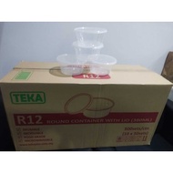 TEKA R12 CONTAINER BULAT WITH LID(380ML)