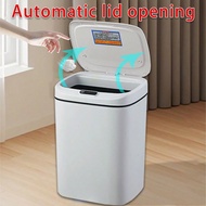 1pc 12L/14L/16L Smart Sensor Trash Can, Automatic Open Lid, USB Charging Or 2 AA Battery Powered Opt