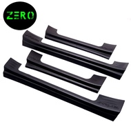 Perodua Aruz Side Sill Step plate U shape cover matte black