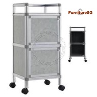 Aluminum 2 Tiers Storage kitchen Trolley