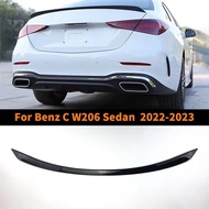 Body Kit Decoration Tuning Rear Trunk Spoiler Wing Accessories Styling Refit For Mercedes Benz C W20