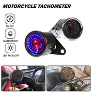 Rpm Meter 12V Universal Motorcycle Tachometer Meter Led Backlight 13k Rpm Speedometer Shift Modify M