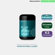 ผงสาหร่ายสีฟ้า ออแกนิค สกัดเข้มข้น Pealicious Nutraceutical Organic Blue Spirulina Powder ( Superfoo