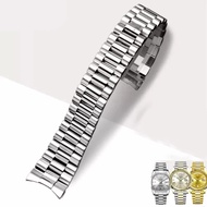 904L Solid Stainless Steel Watch Accessories Band For Rolex DATEJUST DAY-DATE OYSTERPERTUAL DATE Sil