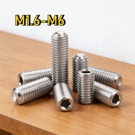 [YMH-G1] Hex Socket Set Screw / Grub Screw | SUS 304 Stainless Steel  | Skru Allen Key Screw M1.6-M6