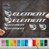 Cutting Stiker Element Variasi Sepeda Sticker Frame Aksesoris Body Mtb Lipat