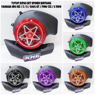 Cover Fan cover set spinner Star yamaha mio m3/soulgt 125/fino 125/x ride 125/mio s/mio z