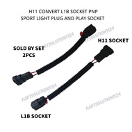 H11 CONVERT L1B SOCKET PNP SPORT LIGHT PLUG AND PLAY SOCKET