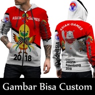 Jaket Cowo Fullprint Asian Games 2018 Gokil