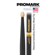 Promark™ ไม้กลอง Rebound 5B ระดับมืออาชีพ มีเทคโนโลยี ActiveGrip™ รุ่น R5BAG ** Designed & Made in U