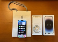 幾乎全新 iPhone 14 Pro 128GB silver; 90日原廠保養; 100% 電池健康度